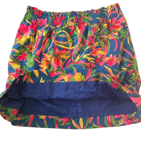 J. Crew women floral linen skirt - Picture 4 of 8